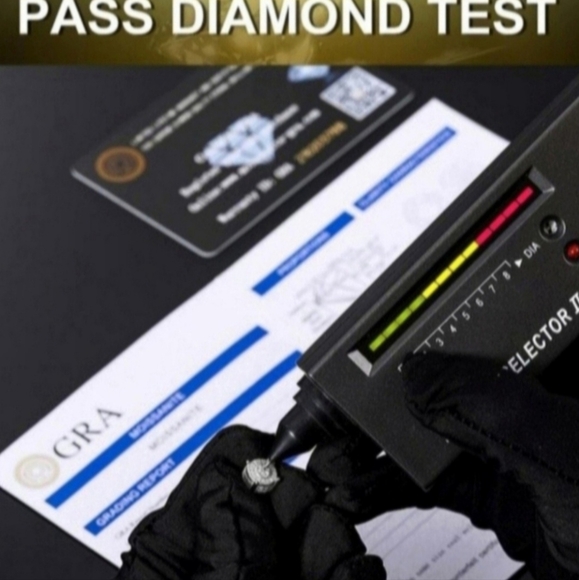 Elegant 6ct Certified Moissanite  Silver Stud Earrings - Picture 7 of 8